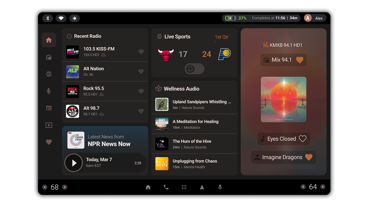The road ahead: Centralized in-car infotainment